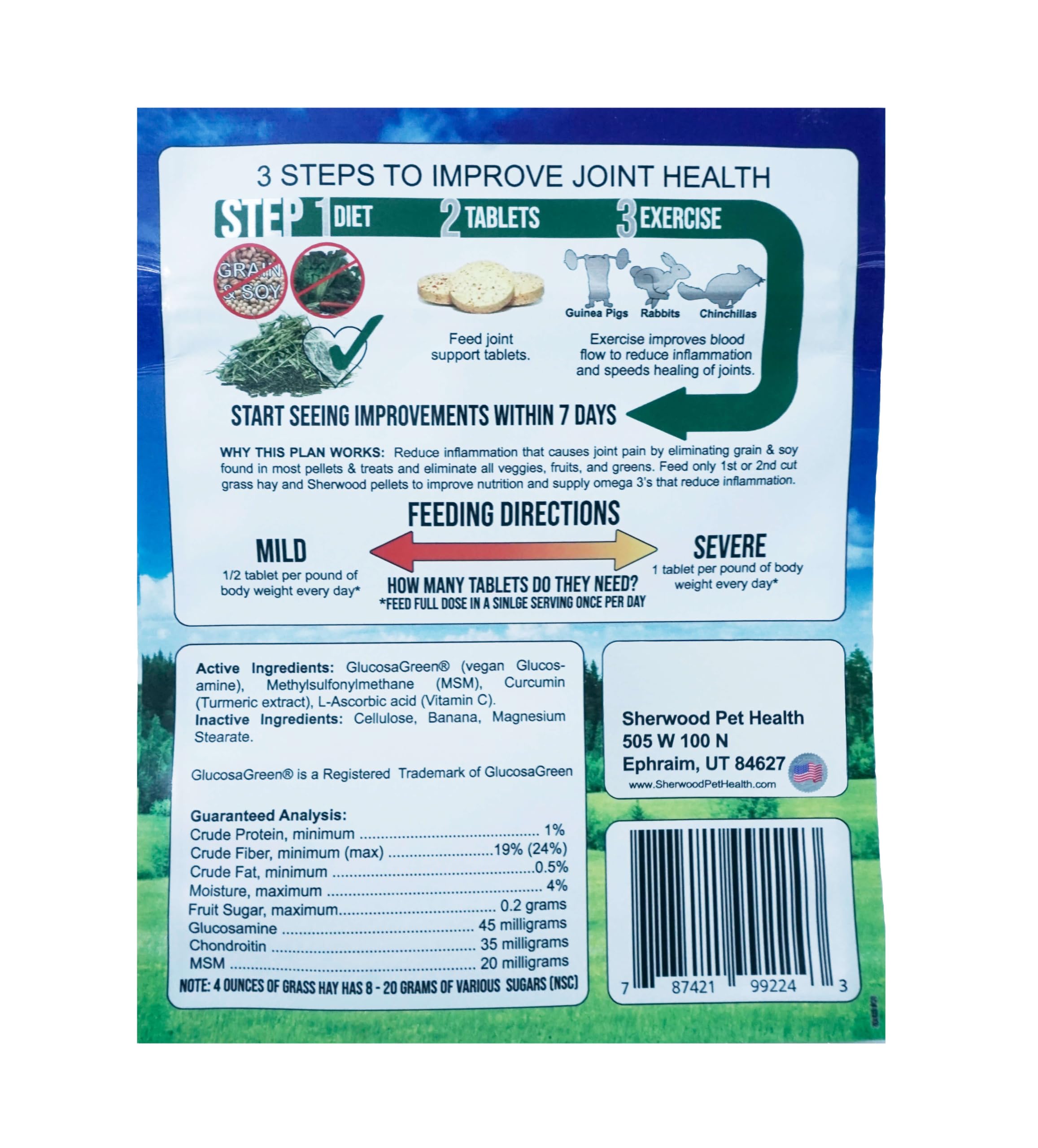 Sherwood Pet Health vegan joint support soft chews ready to feed