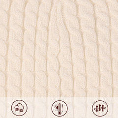 SHIAOMIN warm dog turtleneck sweater on-dog demonstrates easy slip-on fit for chilly days