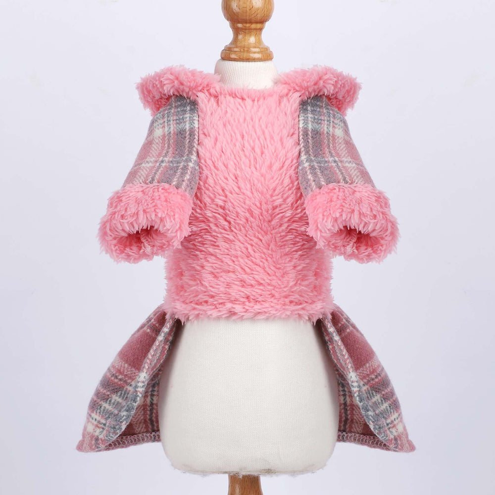 Shifenmei dog hoodie designed for outdoor walks in cool weather.