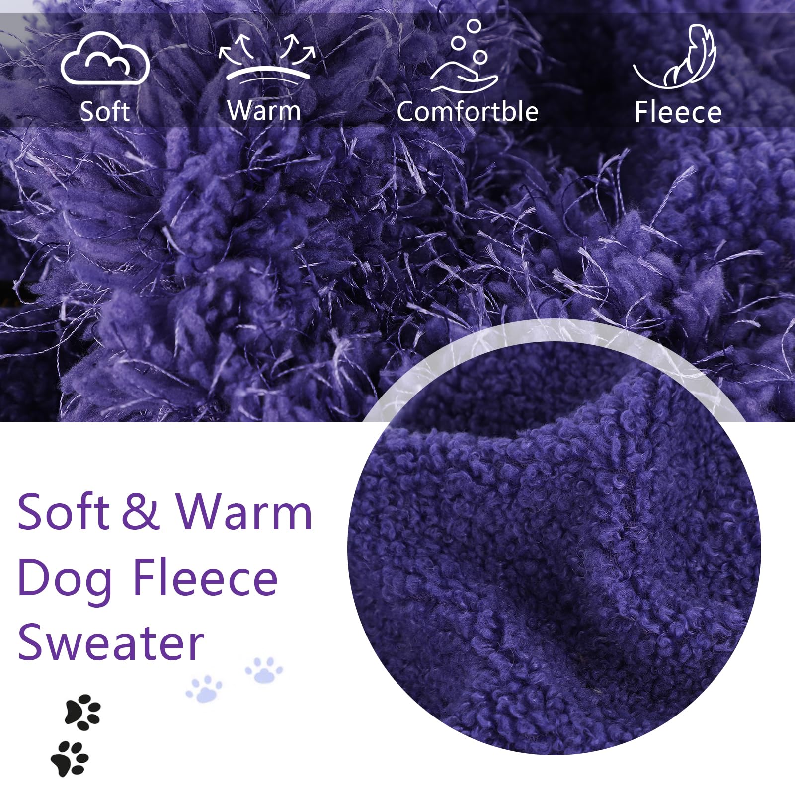 Shifenmei puppy sweater classic cable knit suits chilly home and park time