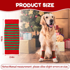 Shihanee elastic-fit dog leg warmers ensure secure, comfortable movement.
