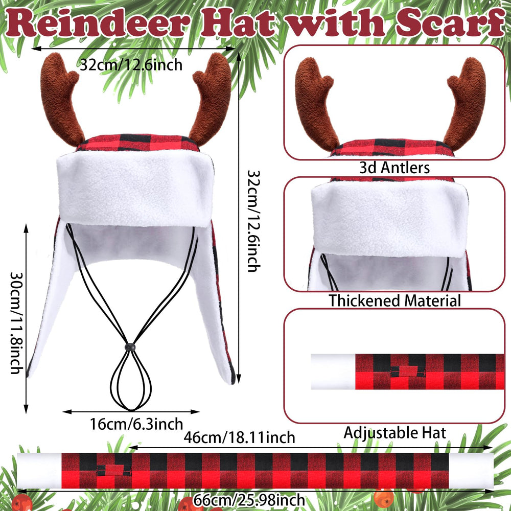 Shihanee plaid Christmas scarf for dogs delivers cozy warmth