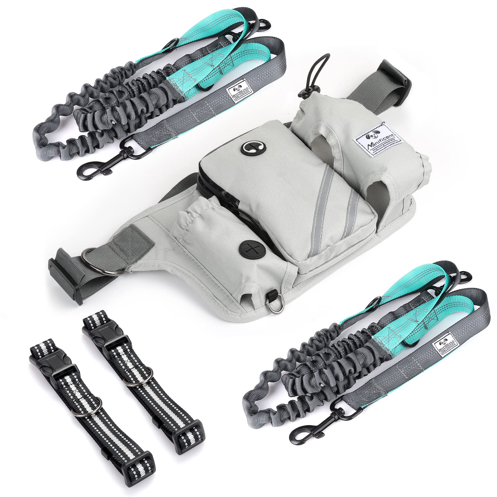 SHINE HAI bonus dog collar adds value to any walk or hike.