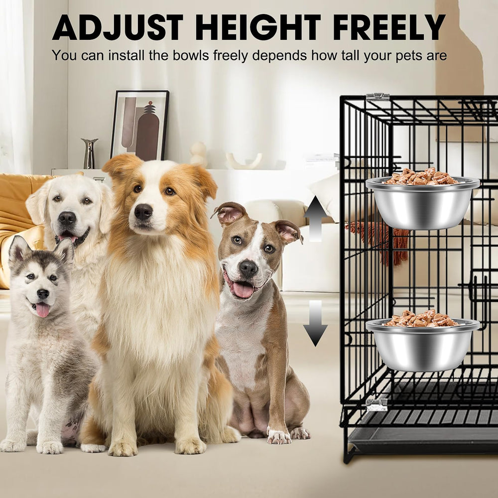 ShineMe anti spill crate bowl snug fit prevents messes in cages