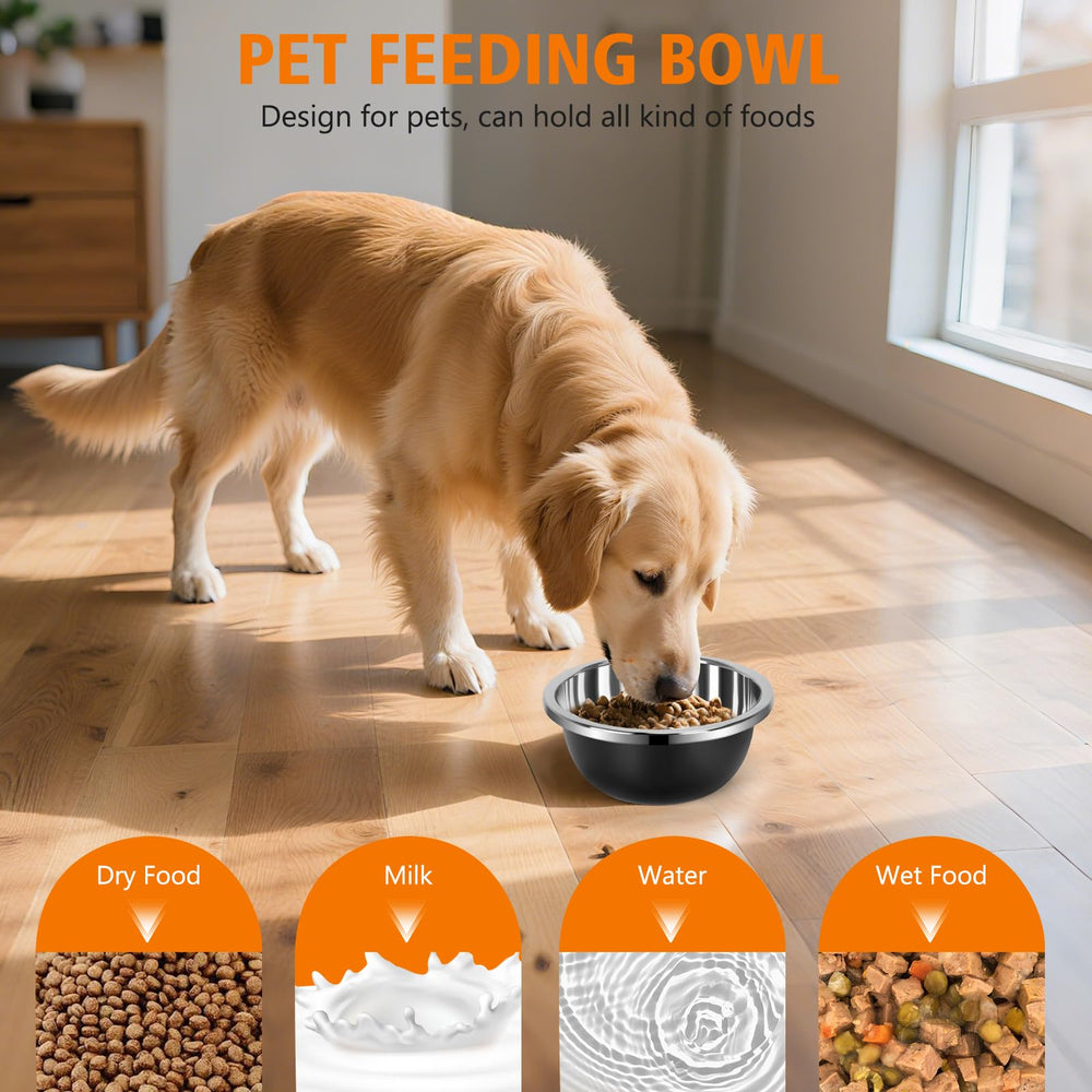 ShineMe 56oz capacity dog bowls for longer meals