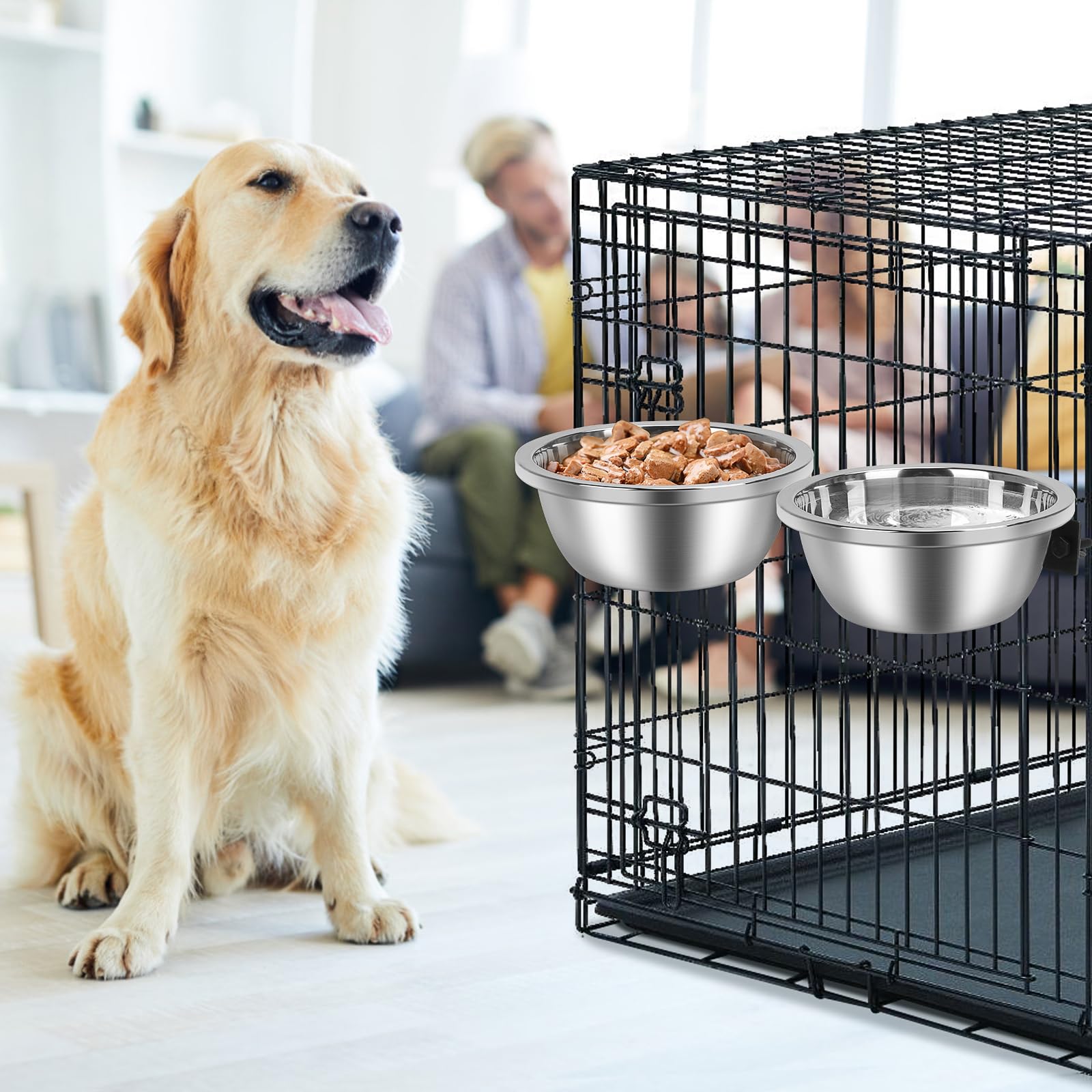 ShineMe large-dog water bowl 56oz offers dependable hydration