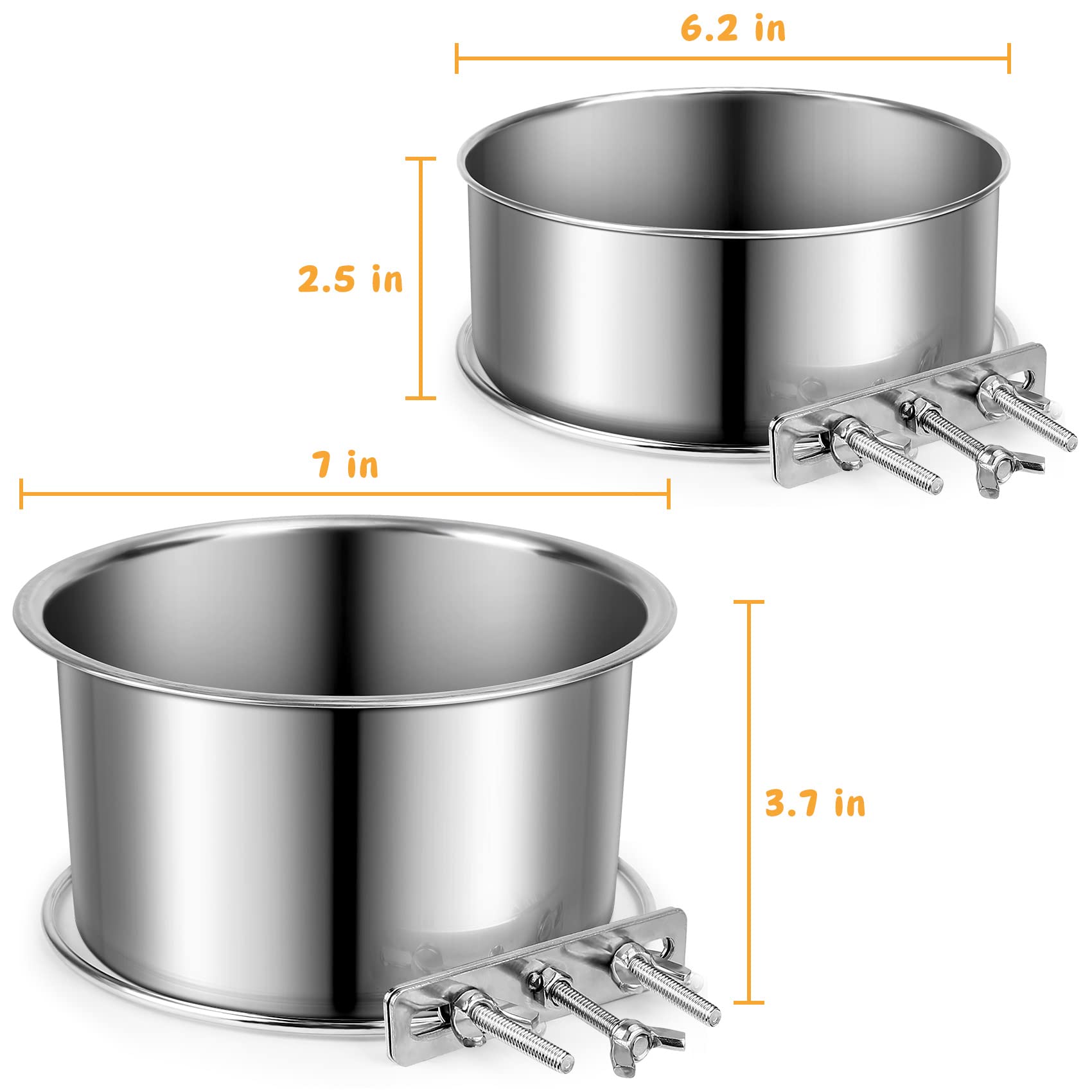 ShineMe hanging hook design enables adjustable crate height for meals.