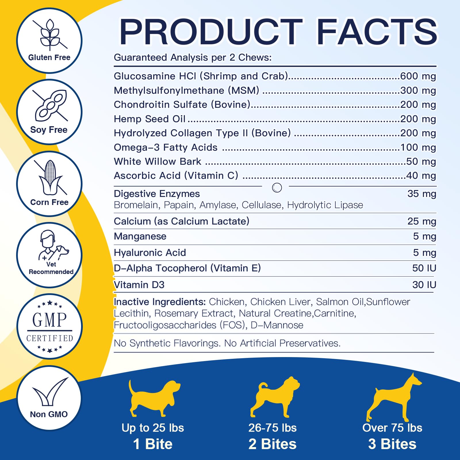 SHINEPAWS collagen calcium manganese support for cartilage and bone structure.