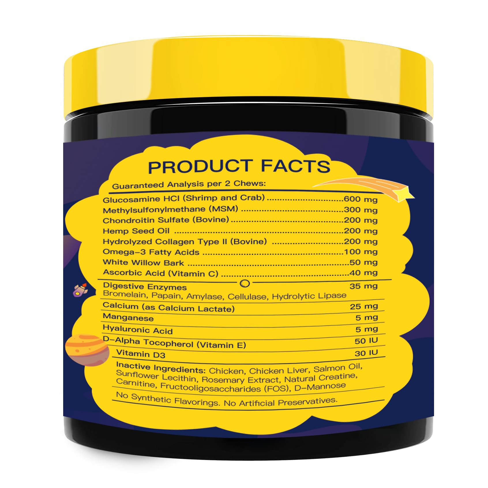 SHINEPAWS free-from corn, wheat, soy signals non-GMO formulation.