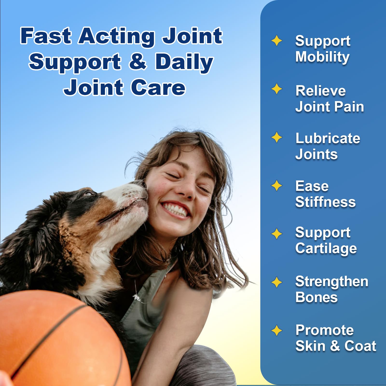 SHINEPAWS glucosamine for dogs bites close-up highlights easy-to-administer chicken bites.