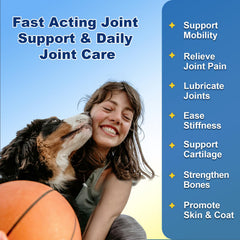 SHINEPAWS glucosamine for dogs bites close-up highlights easy-to-administer chicken bites.