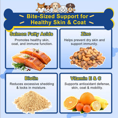 SHINEPAWS Omega3 chicken-flavored chews for dogs support coat shine and taste appeal