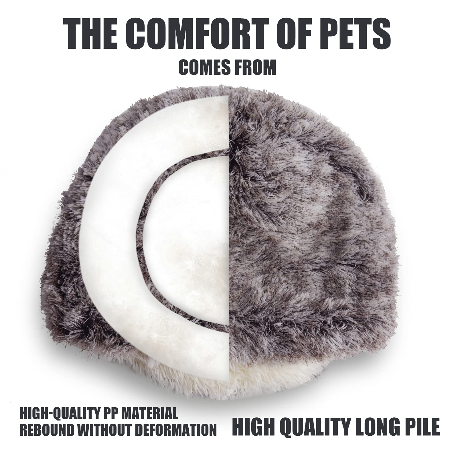 ShinHye 23-inch cushion fits small cats and dogs for cozy space.
