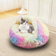 ShinHye cat bed waterproof non-slip bottom image emphasizes stable placement on floors.