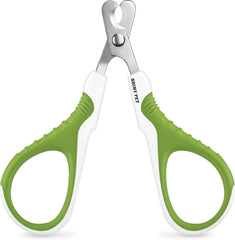 SHINY PET nail clippers closeup blade shows precision for clean cuts.