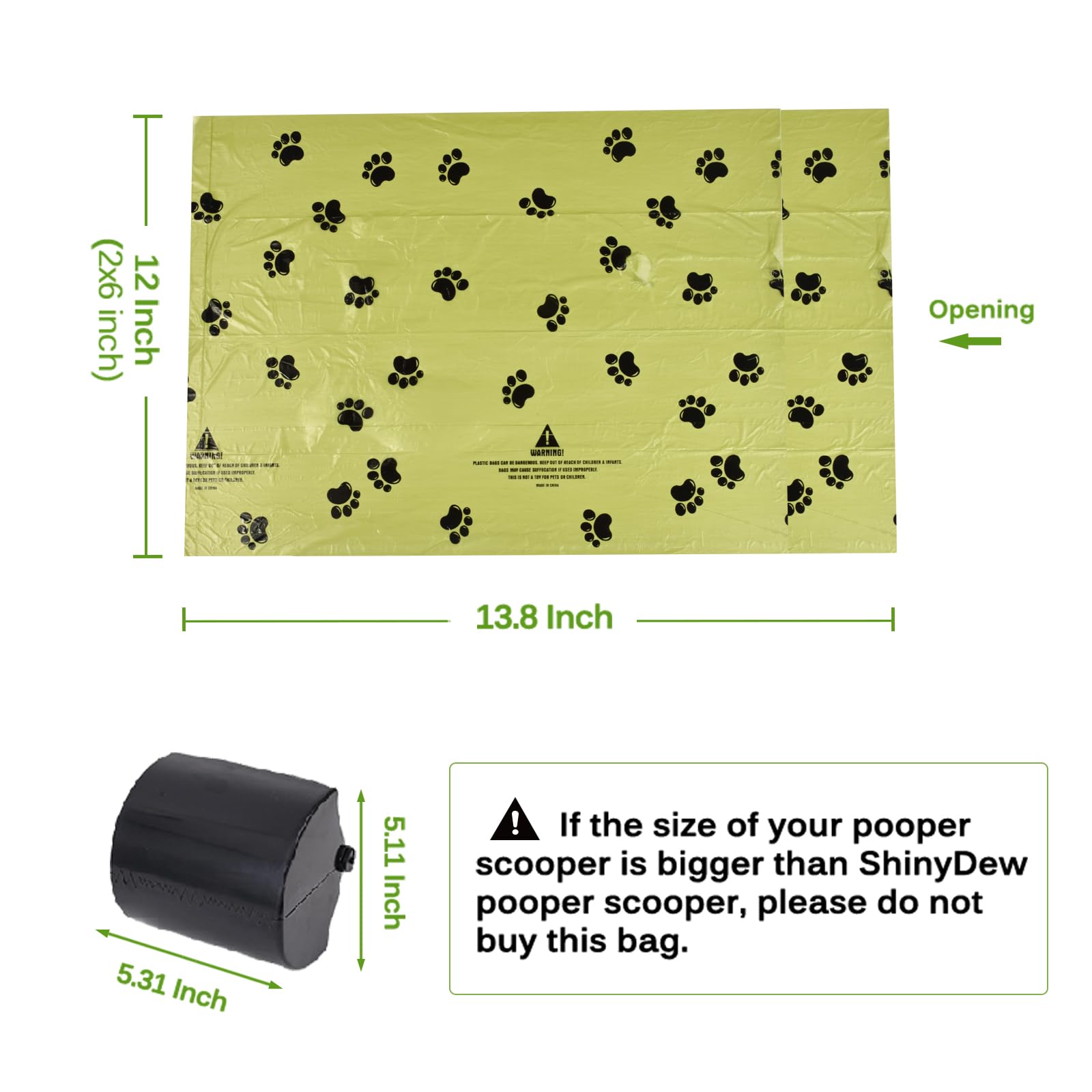 ShinyDew leak-proof dog bags protecting hands during outdoor walks