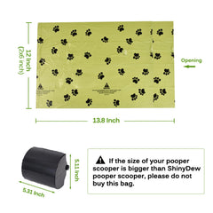 ShinyDew leak-proof dog bags protecting hands during outdoor walks