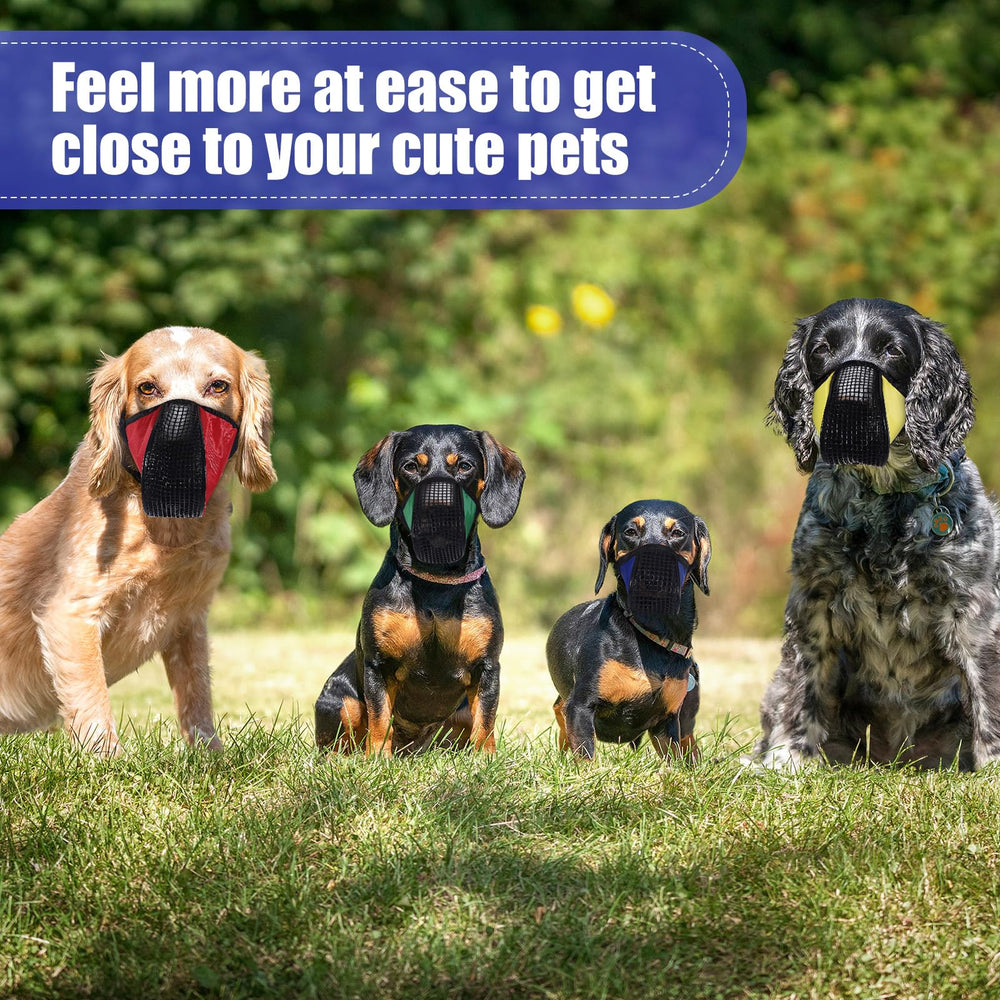 Shinylin dog muzzle color varieties showcases style plus training versatility.