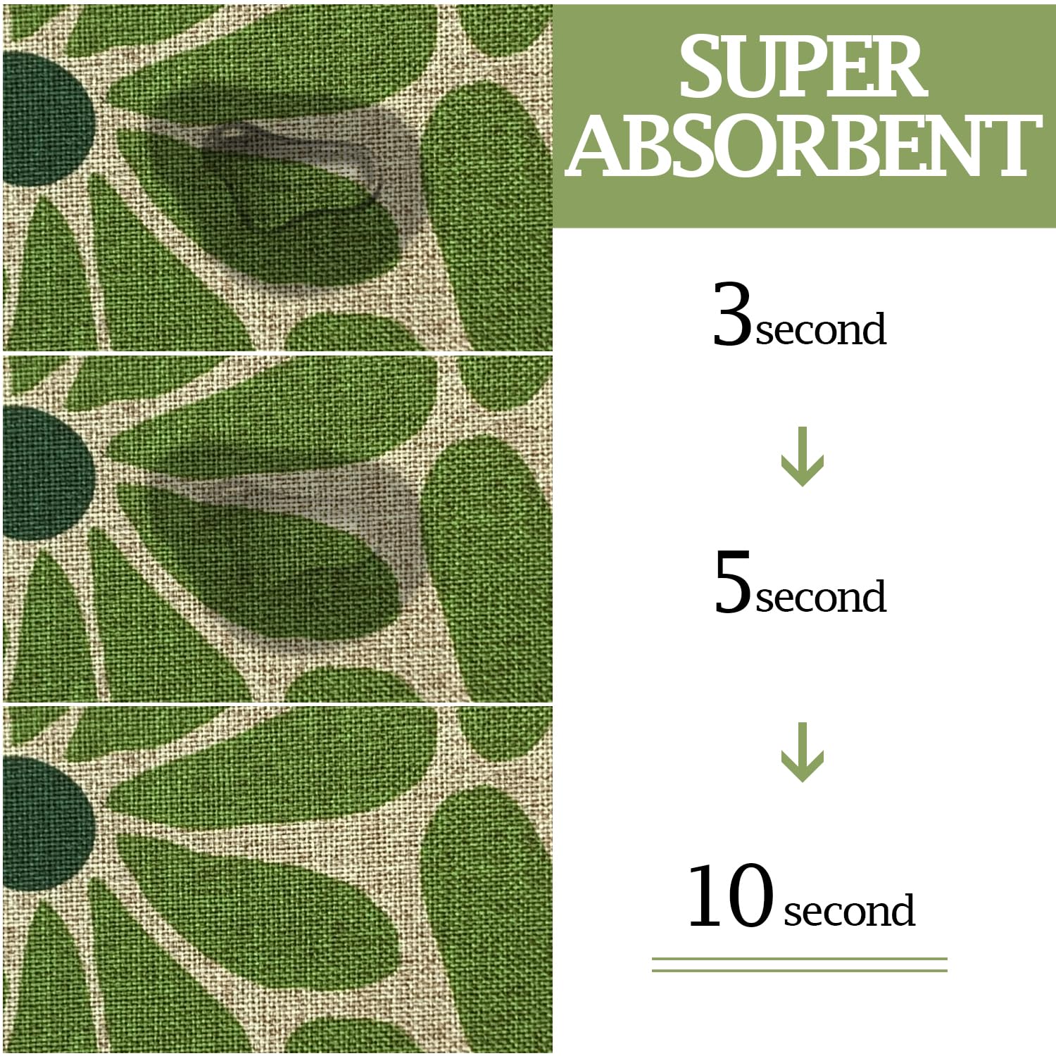SHIYUE dog food mat green flower design blends with decor.