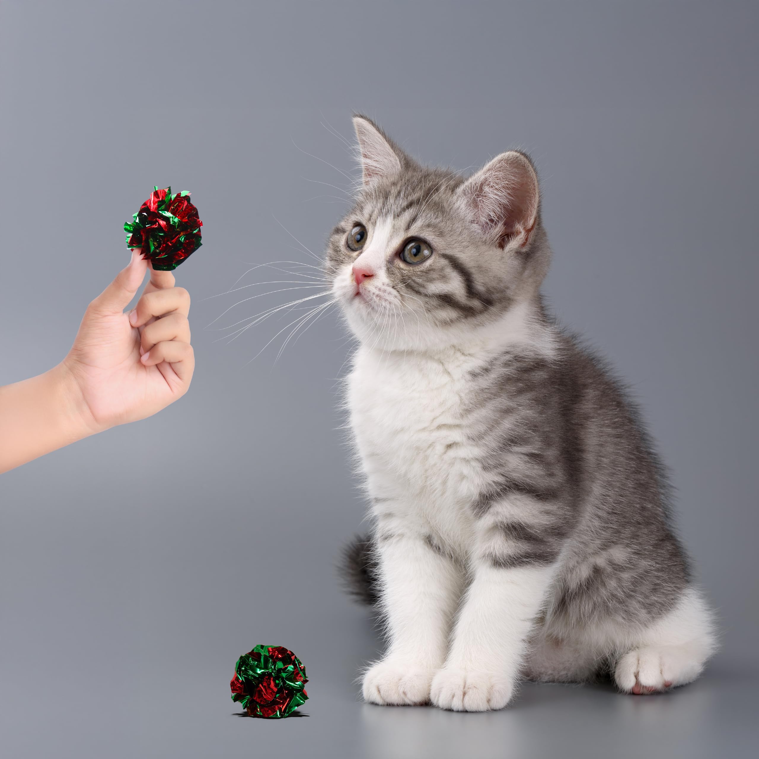 Shizhoo cat hunting pouncing action encourages natural instincts during play.