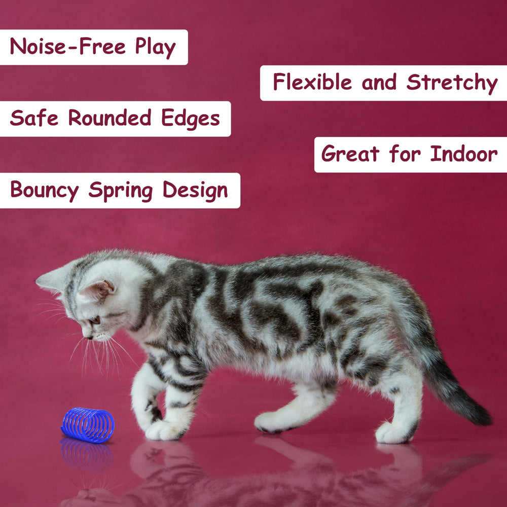 Shizhoo cat spring toy indoor play scene promotes active behavior