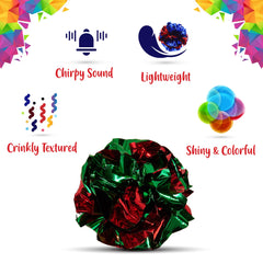 Shizhoo maylar crinkle toys produce stimulating sounds for curious cats.