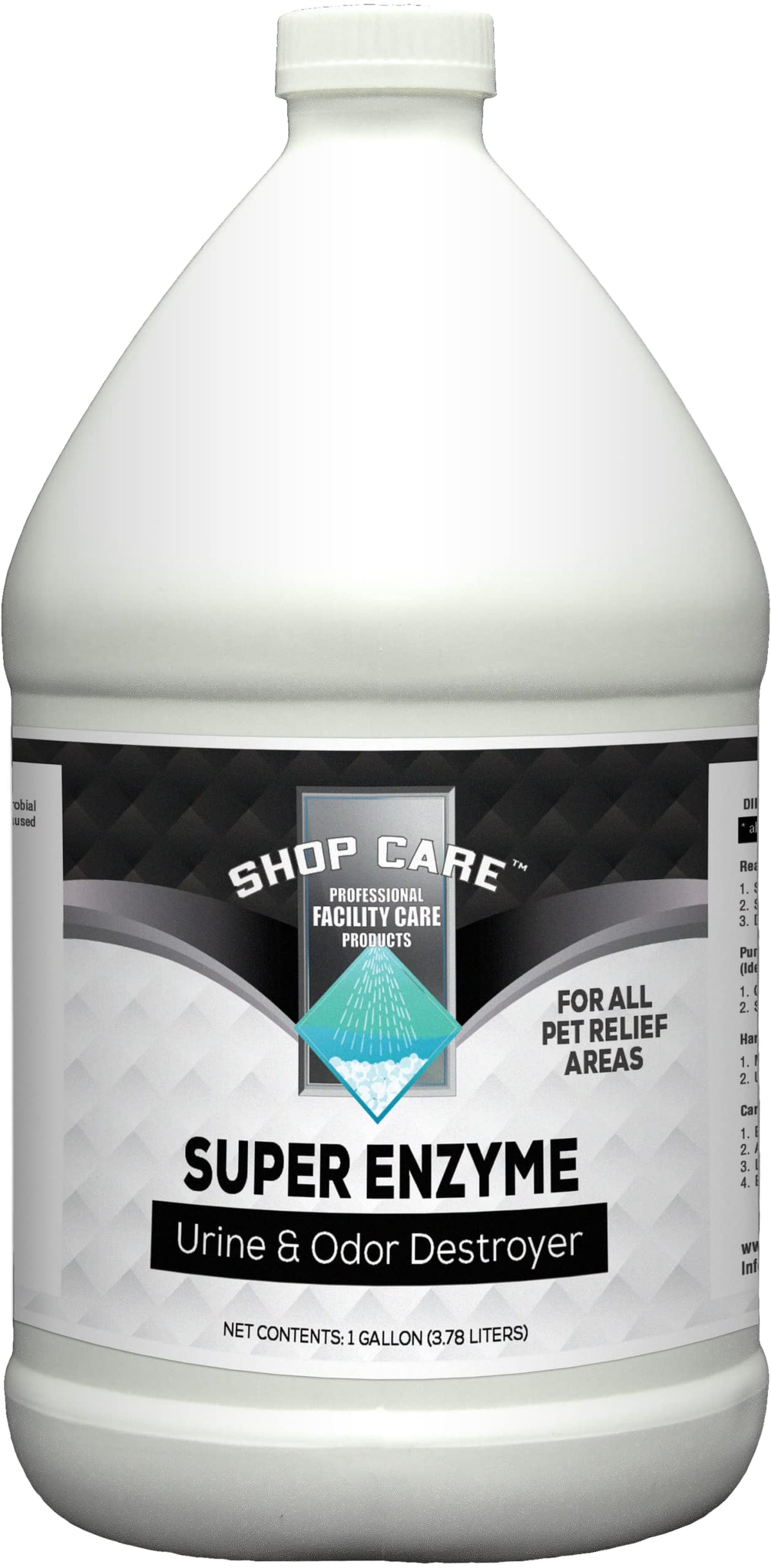 Shop Care Super Enzyme Urine and Odor Destroyer gallon bottle for versatile indoor outdoor odor control