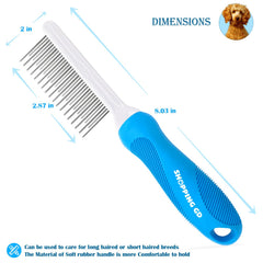 Shopping GD stainless-steel-teeth detangling-comb for gentle knot removal