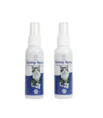ShopSense Premium Catnip Spray on bedding showing calming inviting scent for relaxation