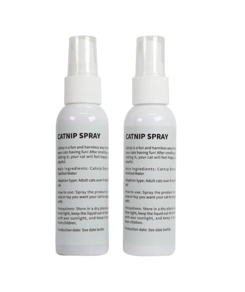 ShopSense Premium Catnip Spray packaging communicates natural ingredients for pet-safe enrichment