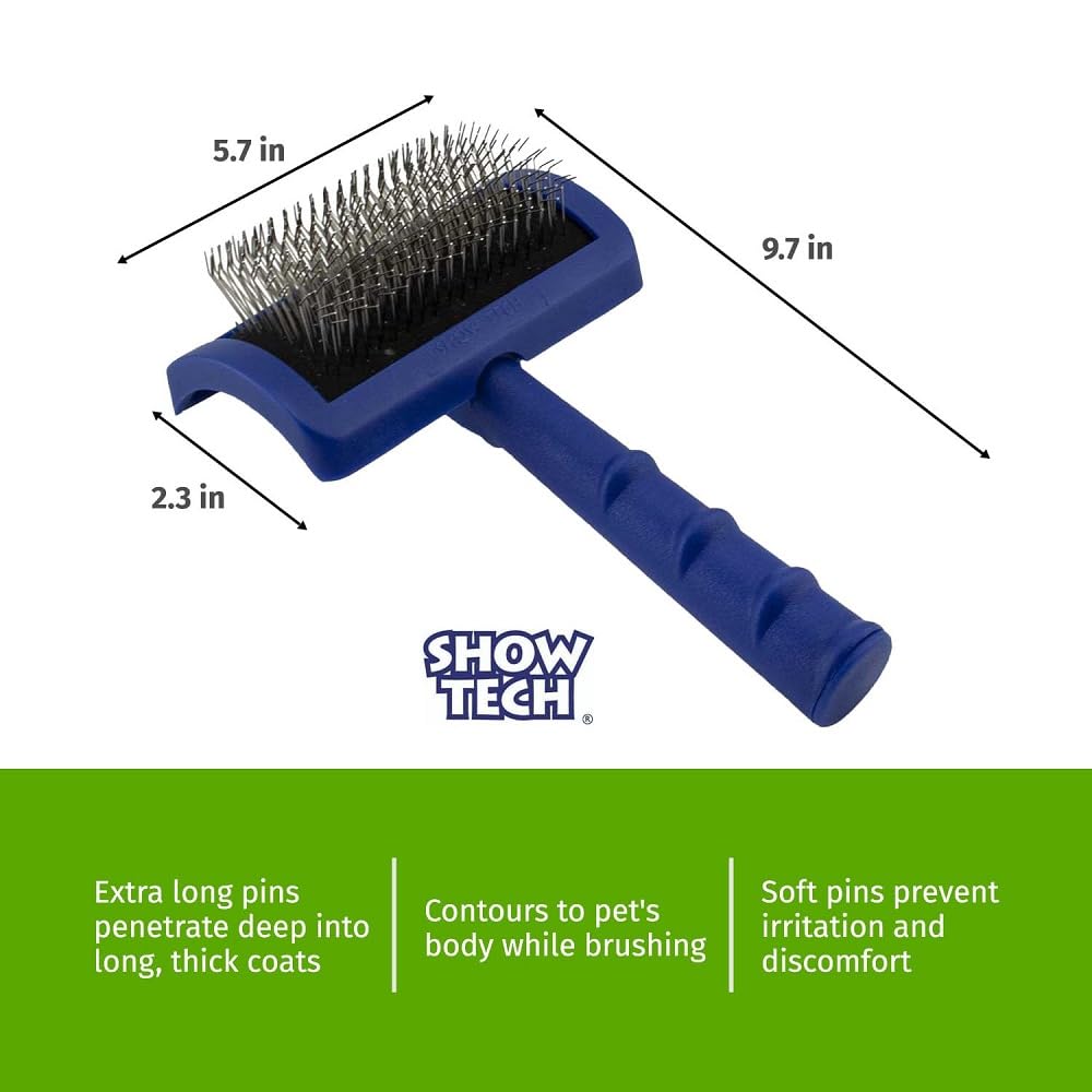 Show Tech Tuffer Than Tangles angled pins dematting close-up targets tight fur areas.