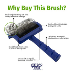 Show Tech Tuffer Than Tangles doodle grooming session demonstrates effective grooming for curly coats.