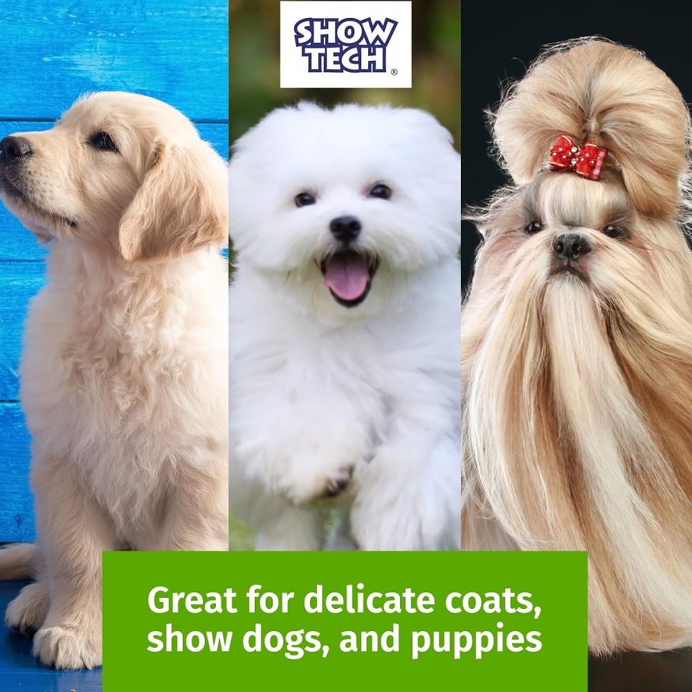 Show Tech Tuffer Than Tangles long pins in action for removing loose hair.