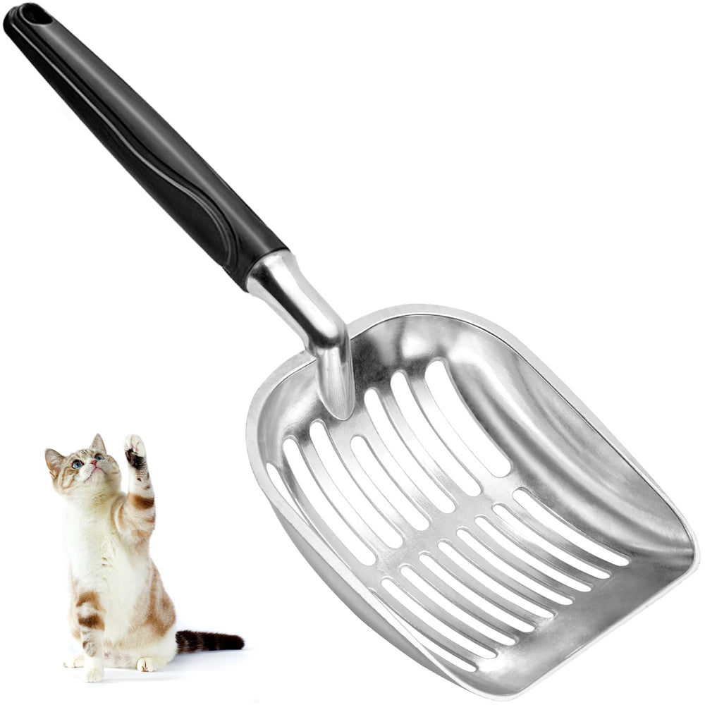 Showvigor cat litter scoop with deep mesh for efficient waste separation