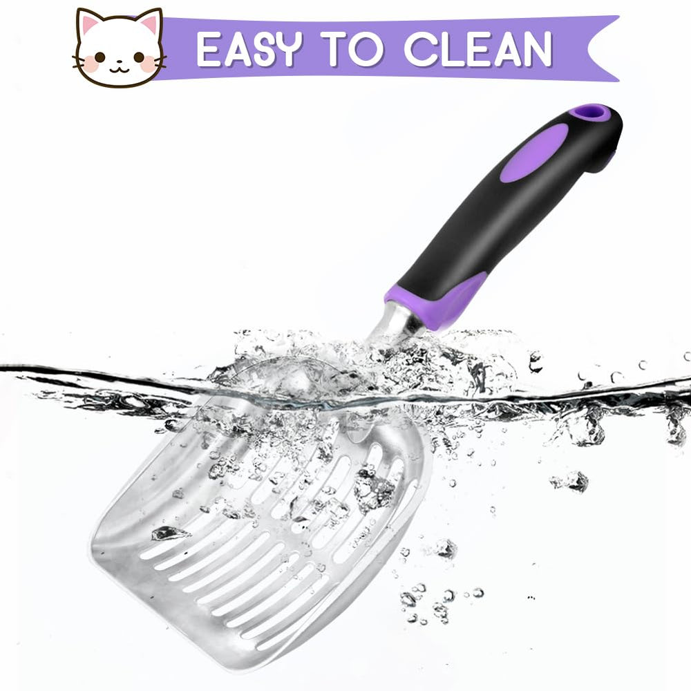 Showvigor easy clean design rinses quickly for a hygienic litter box