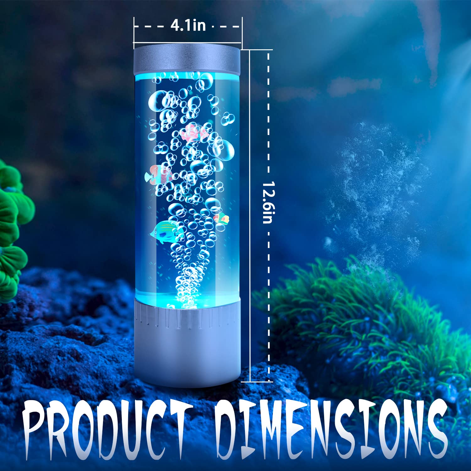 SHTALHST Bedroom-nightlight undersea scene for calming evenings.