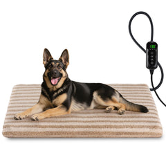 SHU UFANRO large pet heating pad top view demonstrates quick, even warmth for pets.