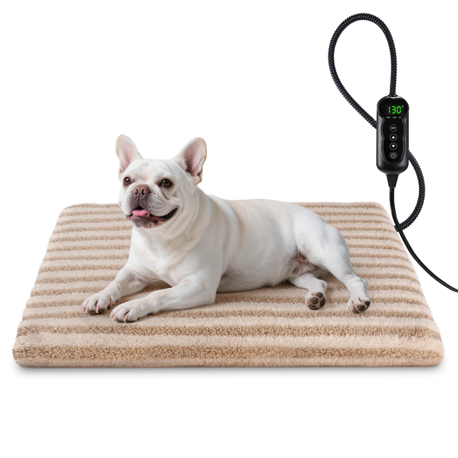 SHU UFANRO pet heating pad on floor delivering cozy warmth for pets.