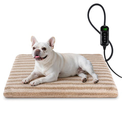 SHU UFANRO pet heating pad on floor delivering cozy warmth for pets.