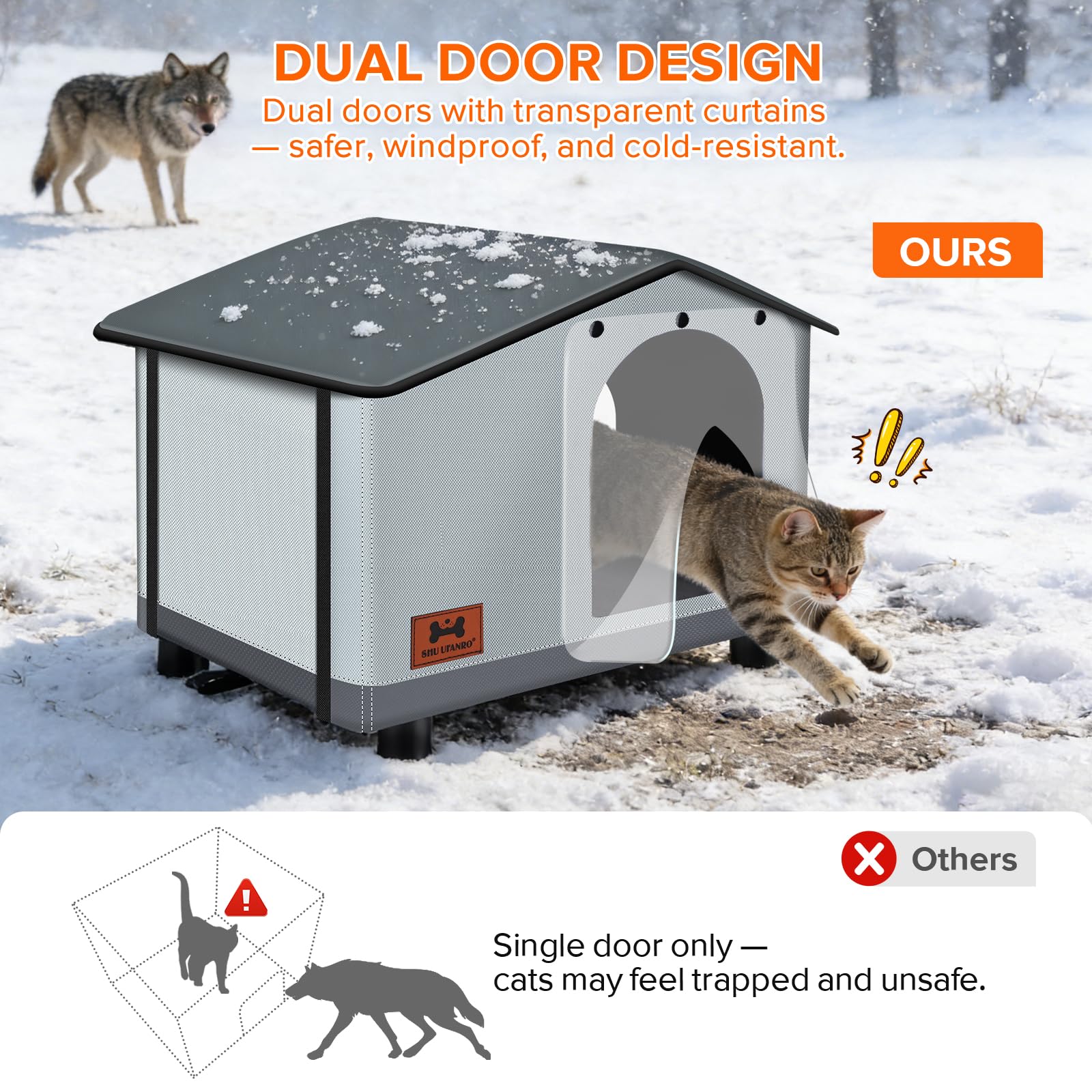 SHU UFANRO sturdy PP-board and A-frame for durability.