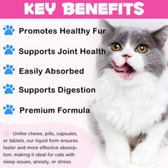 Shuangjia Collagen for Cats label closeup with ingredient list