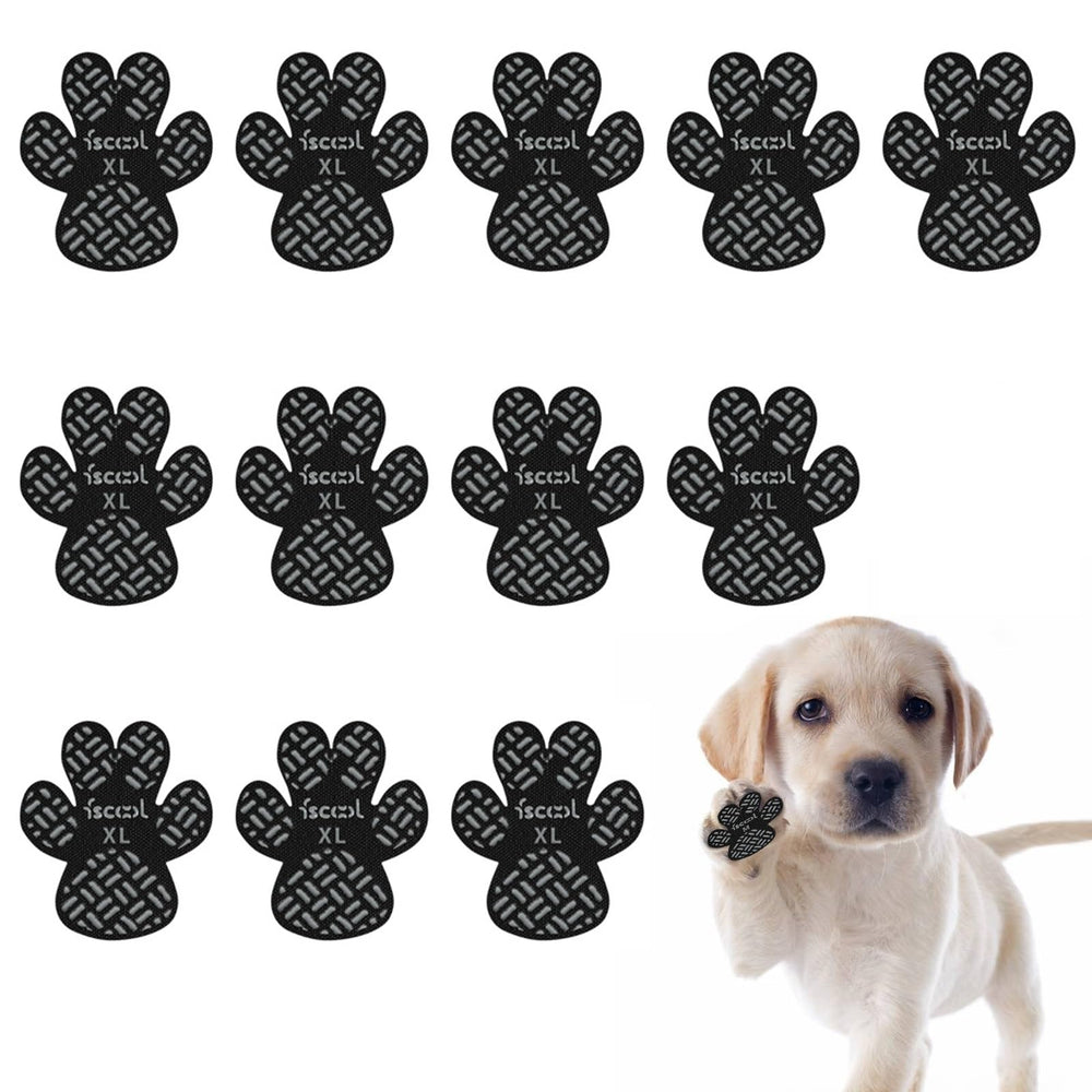 Shudyear paw protection anti-slip pads closeup showing breathable fabric grip for safe indoor footing