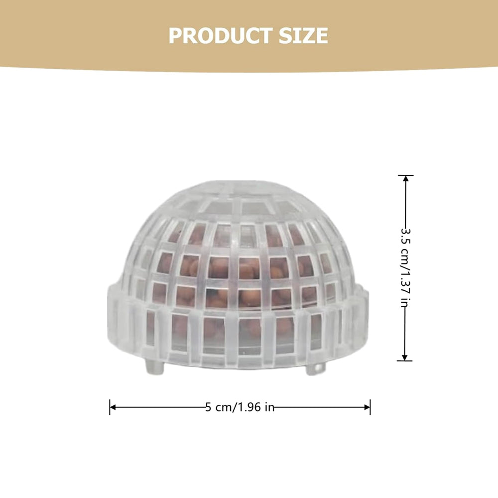 SHUNGXINYI moss ball holder clear plastic closeup highlights transparent design for easy viewing.