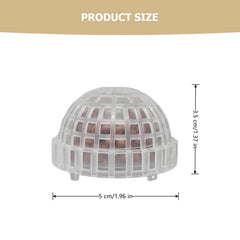 SHUNGXINYI moss ball holder clear plastic closeup highlights transparent design for easy viewing.