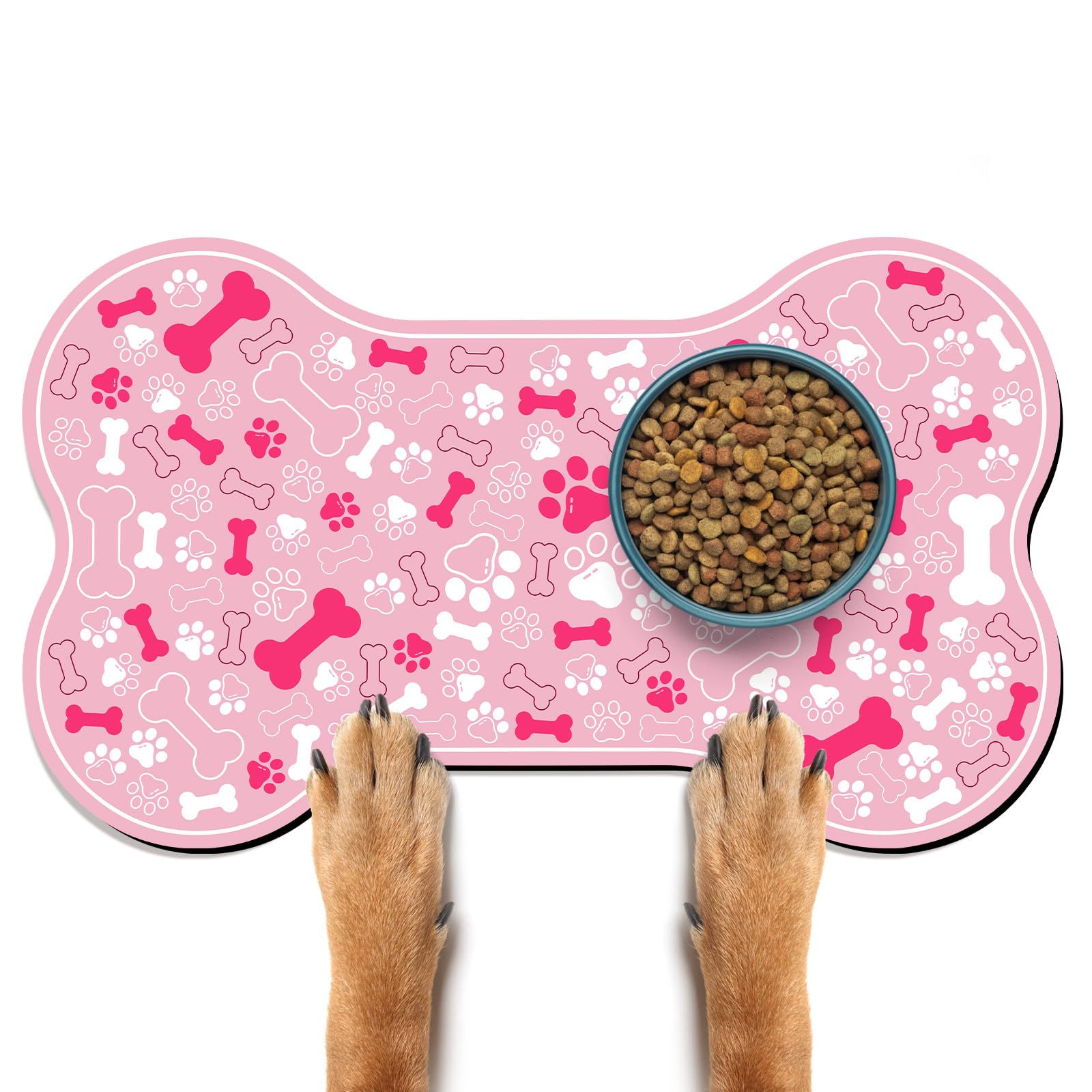 SHUNLCD anti-slip rubber backing keeps bowls in place during meals for calmer mealtimes.