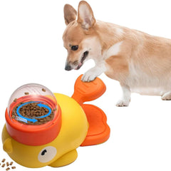 Shunsheng food puzzle slow-feeder with duck shape supports mental engagement for pets.