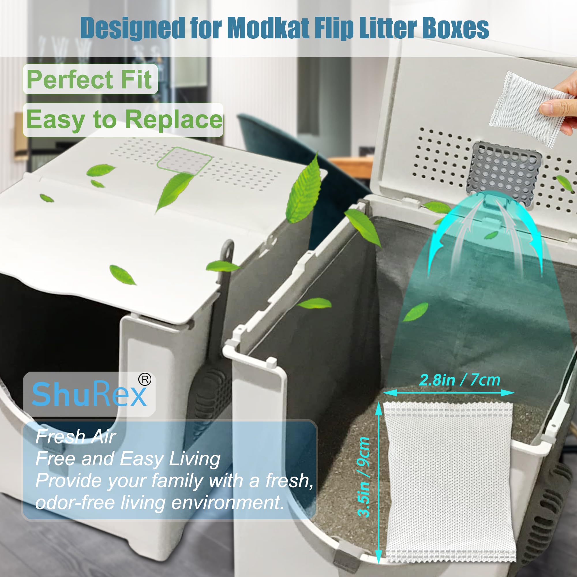 ShuRex filter packaging design keeps 12-pack supplies organized.