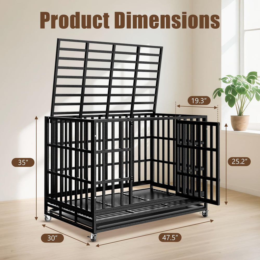 SHUSHIM heavy-duty crate with two locks offering secure confinement.