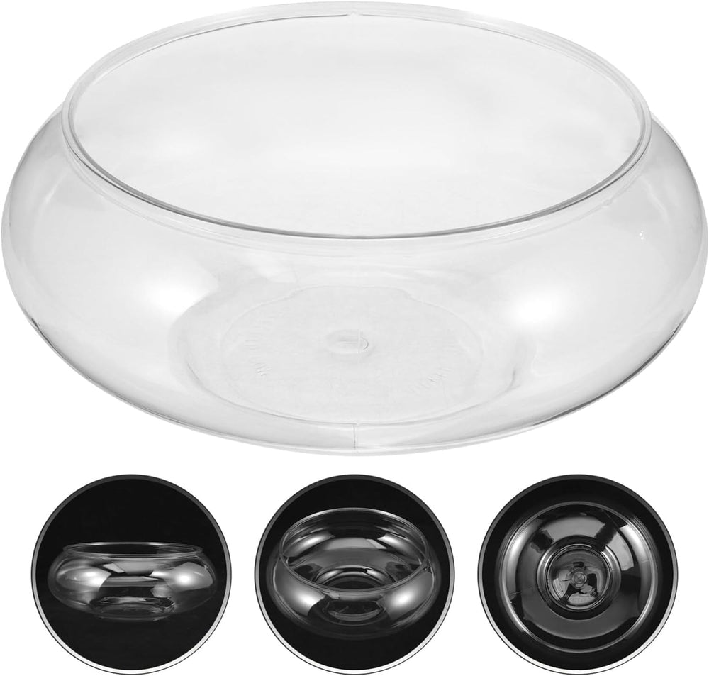Shyliey glass bubble bowl designed for modern decor with transparent visibility.