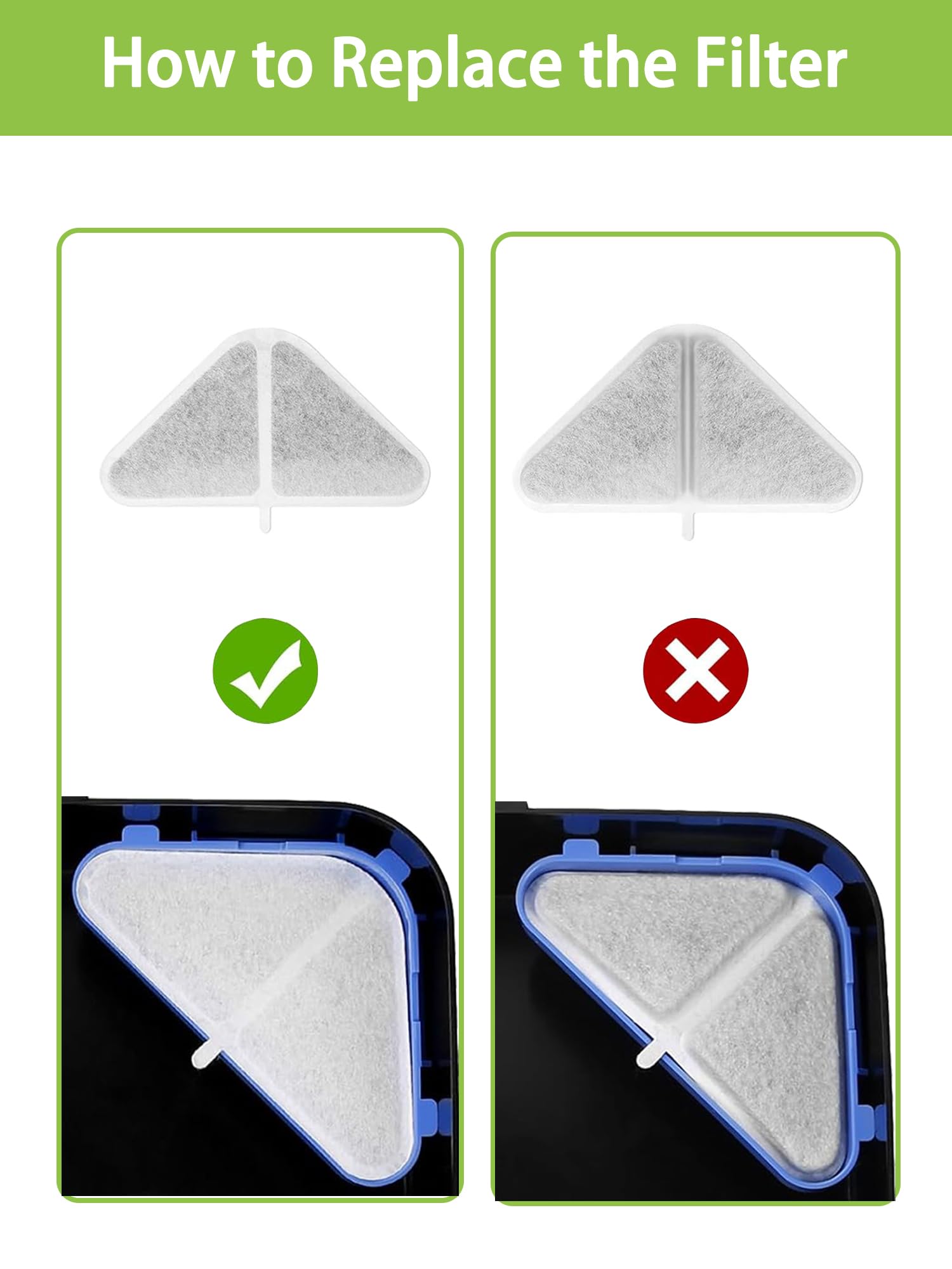 SIBAYS cat water filter enhances water taste and aroma.